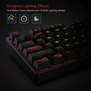 کیبورد مکانیکال گیمینگ ردراگون K582 SURARA RGB با سیم