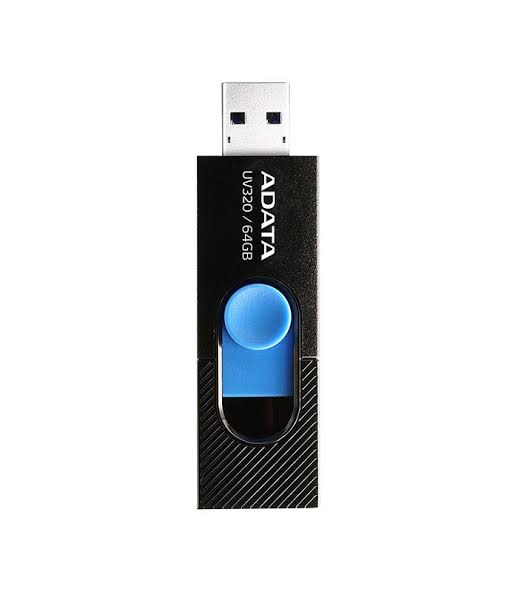 فلش مموری ای دیتا UV320 USB 3 ظرفیت 64 گیگابایت