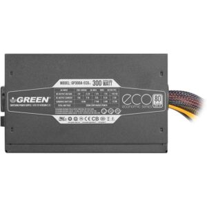 منبع تغذیه کامپیوتر گرین مدل GP300A-ECO+  80 Plus  توان 300 وات