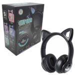 هدفون بیسیم مدل STN-28t طرح گربه ای چراغدار